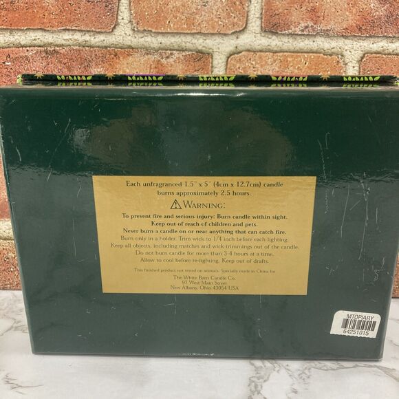 Christmas Topiary Candle Trio by The White Barn Candle Co. Santa Snowman Holiday - Picture 4 of 13